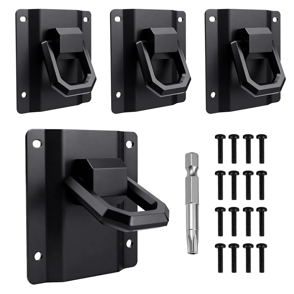 Klutchtech tie down anchors on Ford F-150 bed secure heavy loads with durable aluminum.