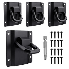 Klutchtech tie down anchors on Ford F-150 bed secure heavy loads with durable aluminum.
