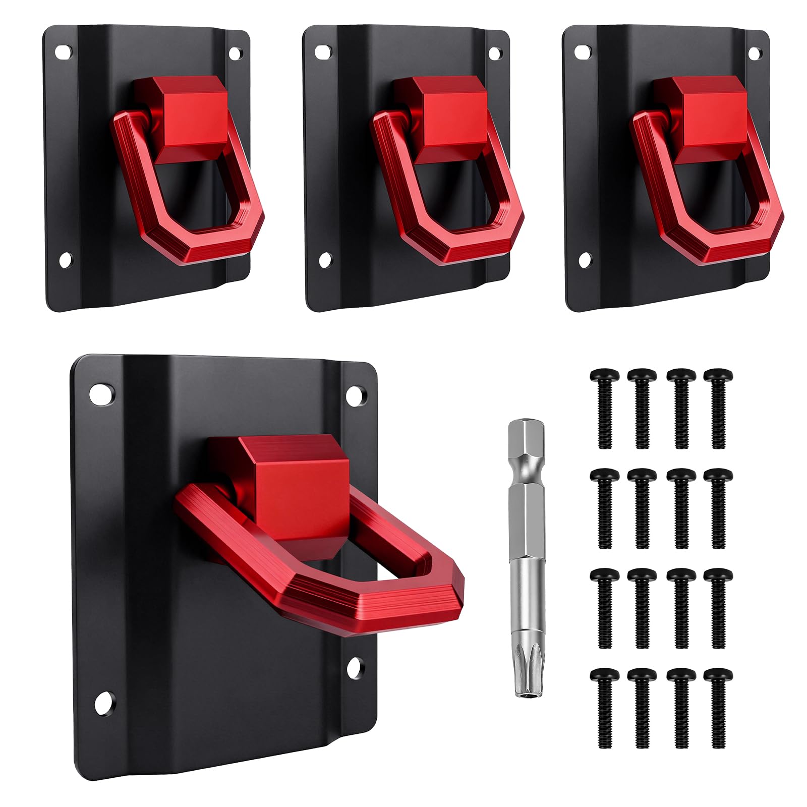 Klutchtech tie-down anchors for Ford F-150 and Raptor with durable aluminum base.