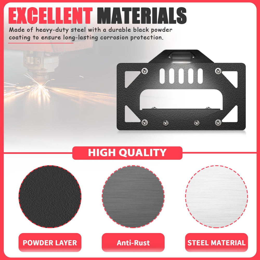 KLYONA JL heavy-duty steel frame resists impact and weather