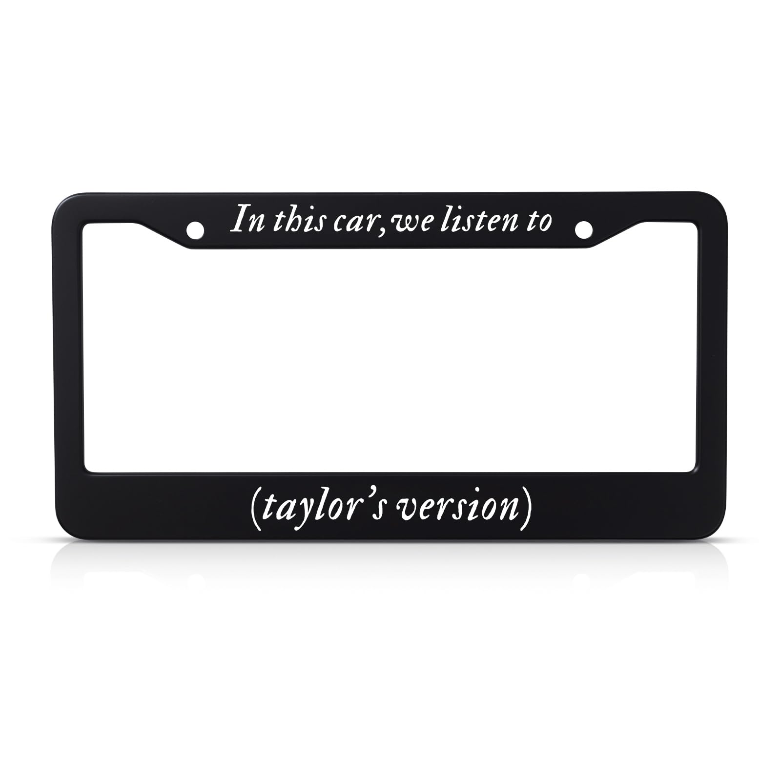 KMCEUFB quote-design frame adds distinctive elegance to vehicles.