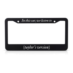 KMCEUFB quote-design frame adds distinctive elegance to vehicles.