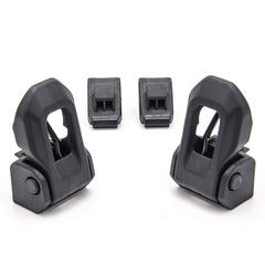 KMFCDAE Jeep Wrangler hood lock kit demonstrates secure locking on rough terrain