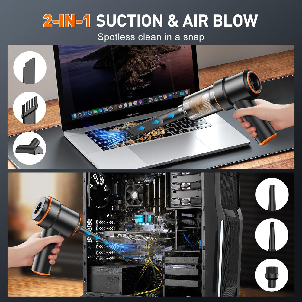 KMM LED light brightens dark gaps for precise cleaning.