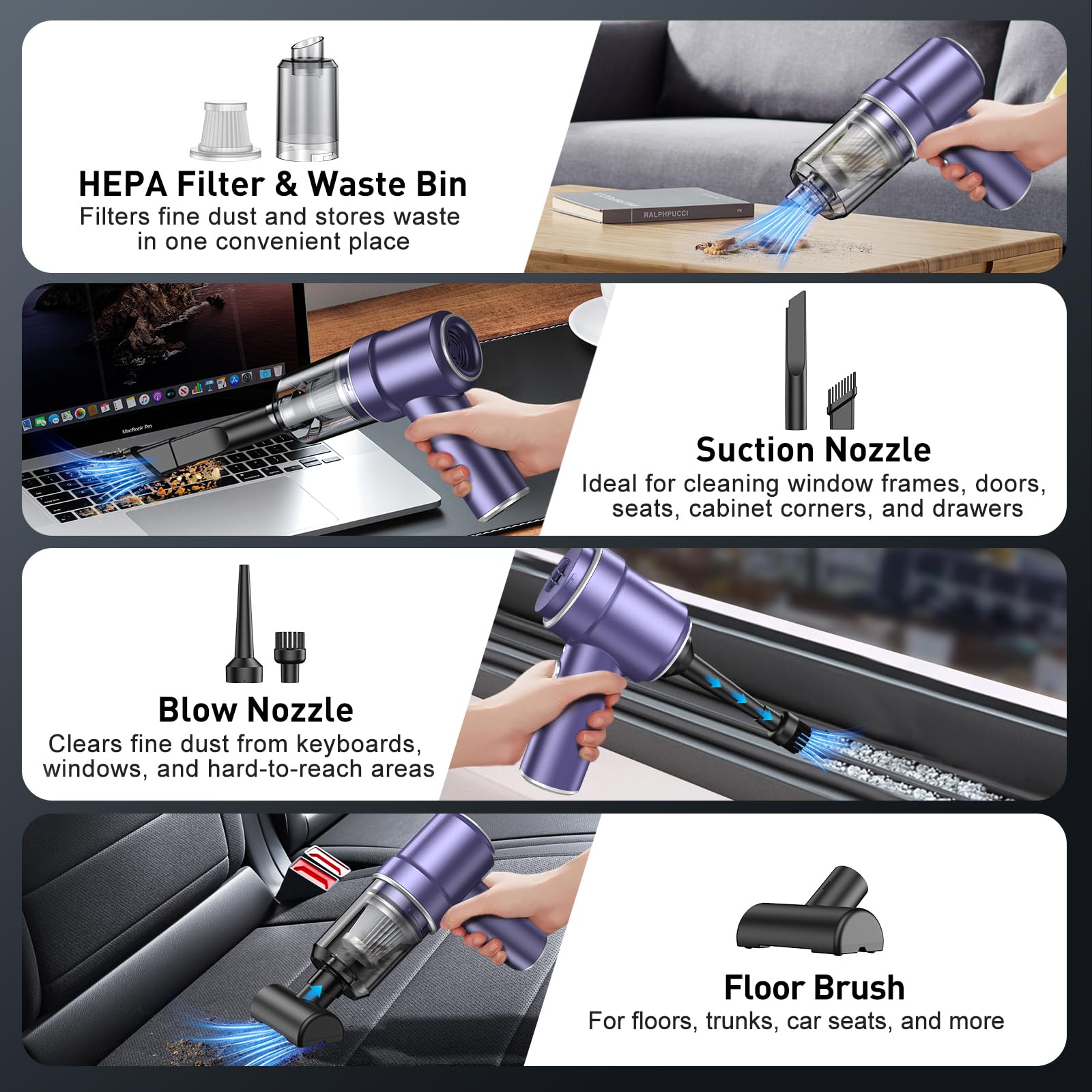KMM Type-C charging for quick, convenient recharges