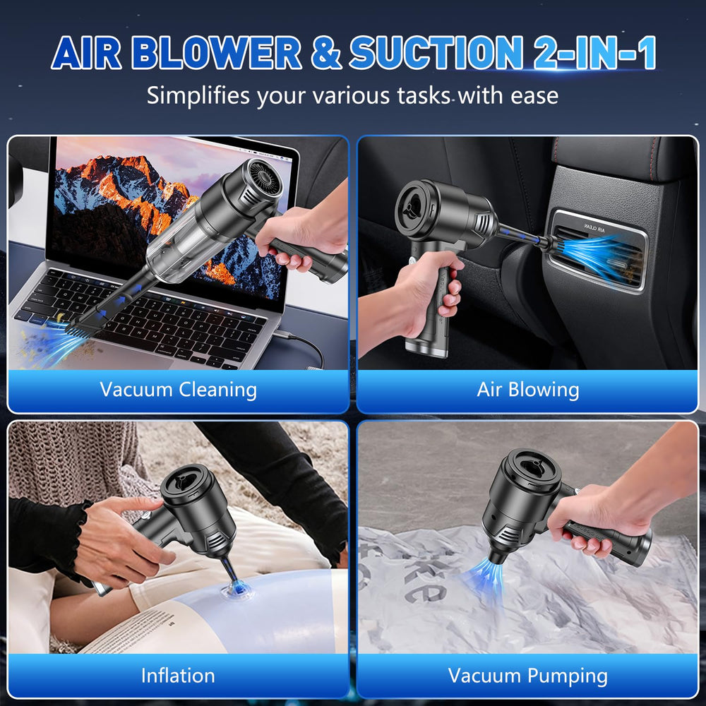 KMM handheld vacuum dual filtration protects the motor
