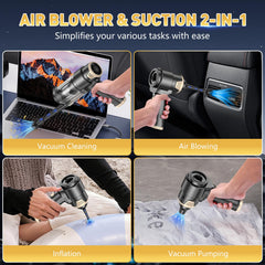 KMM seven-accessory kit expands cleaning options for car, home, and office.