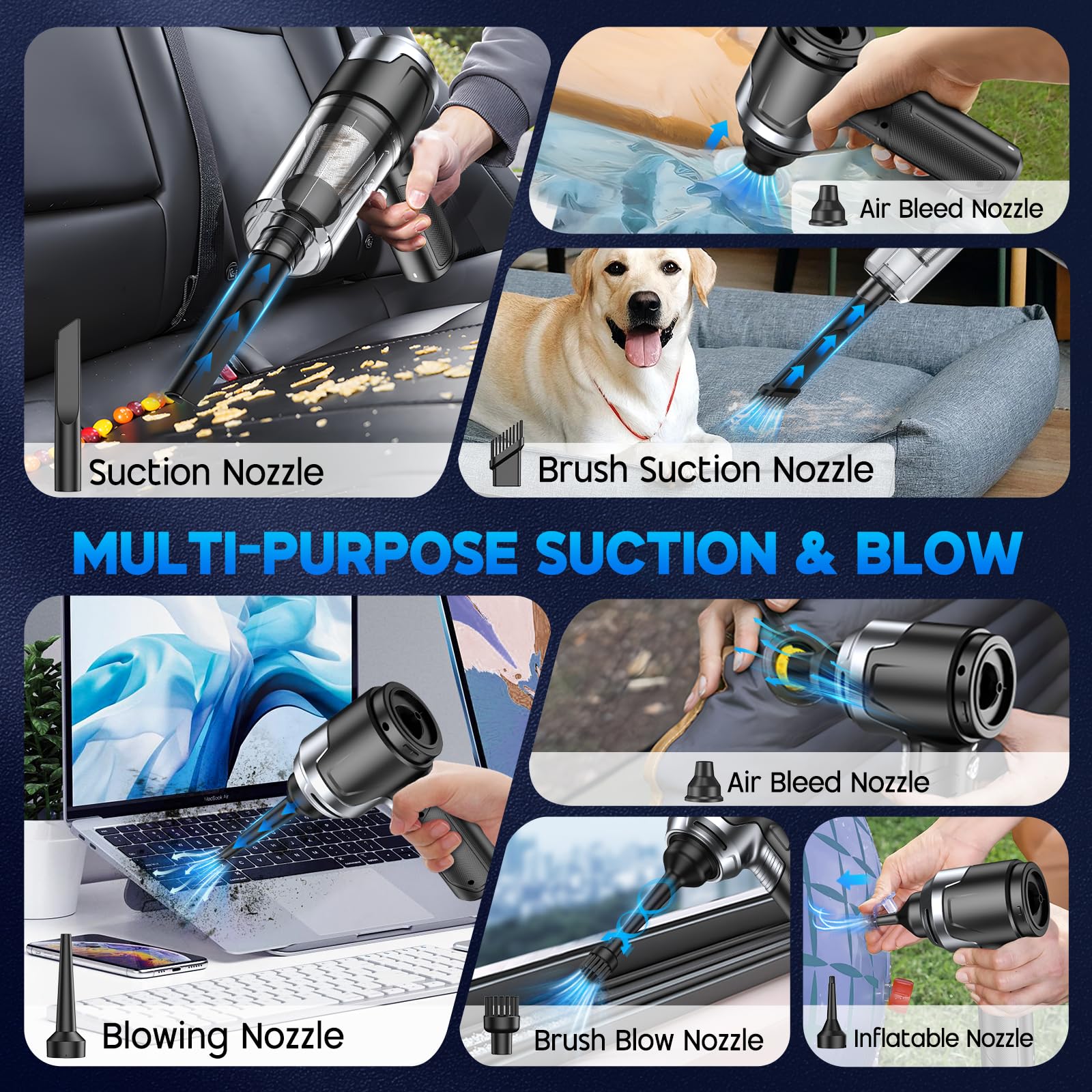 KMM washable HEPA filter maintains strong suction