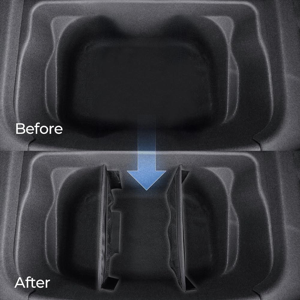 KMMOTORS Sub Trunk Divider with Velcro attachment for quick setup