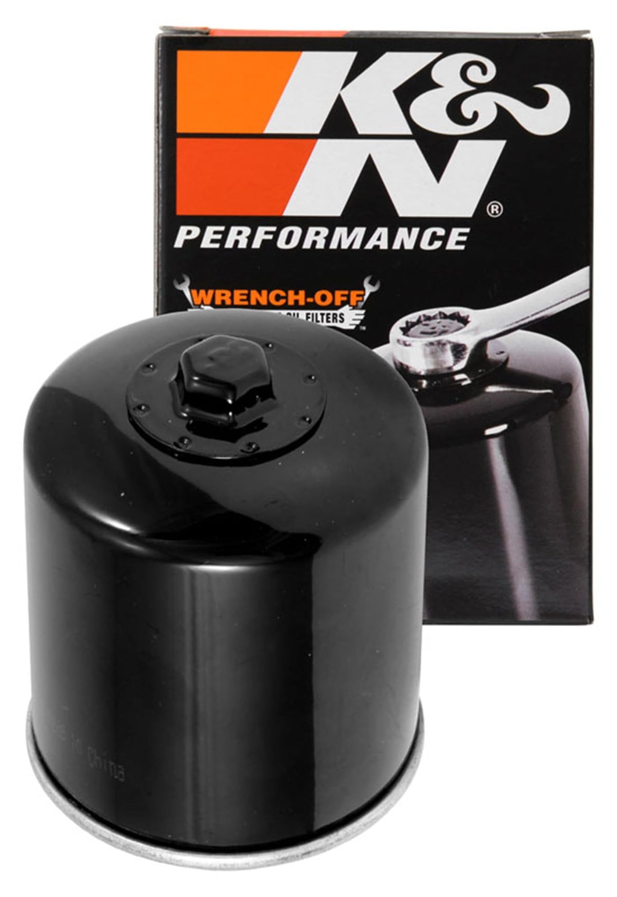 K&N KN-174B premium oil filter canister designed for high flow and durable protection.