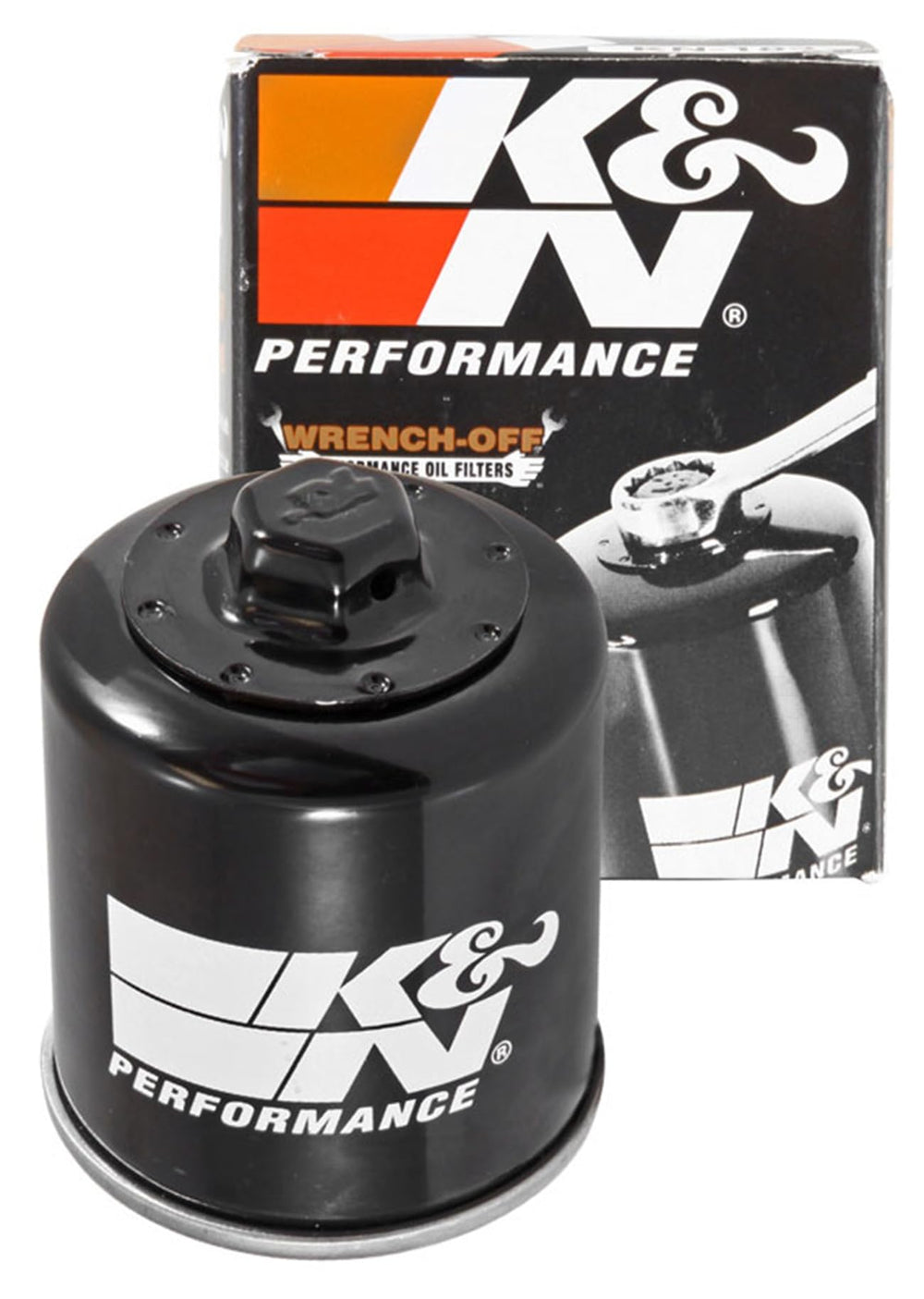 K&N KN-183 high flow oil filter canister for steady oil supply