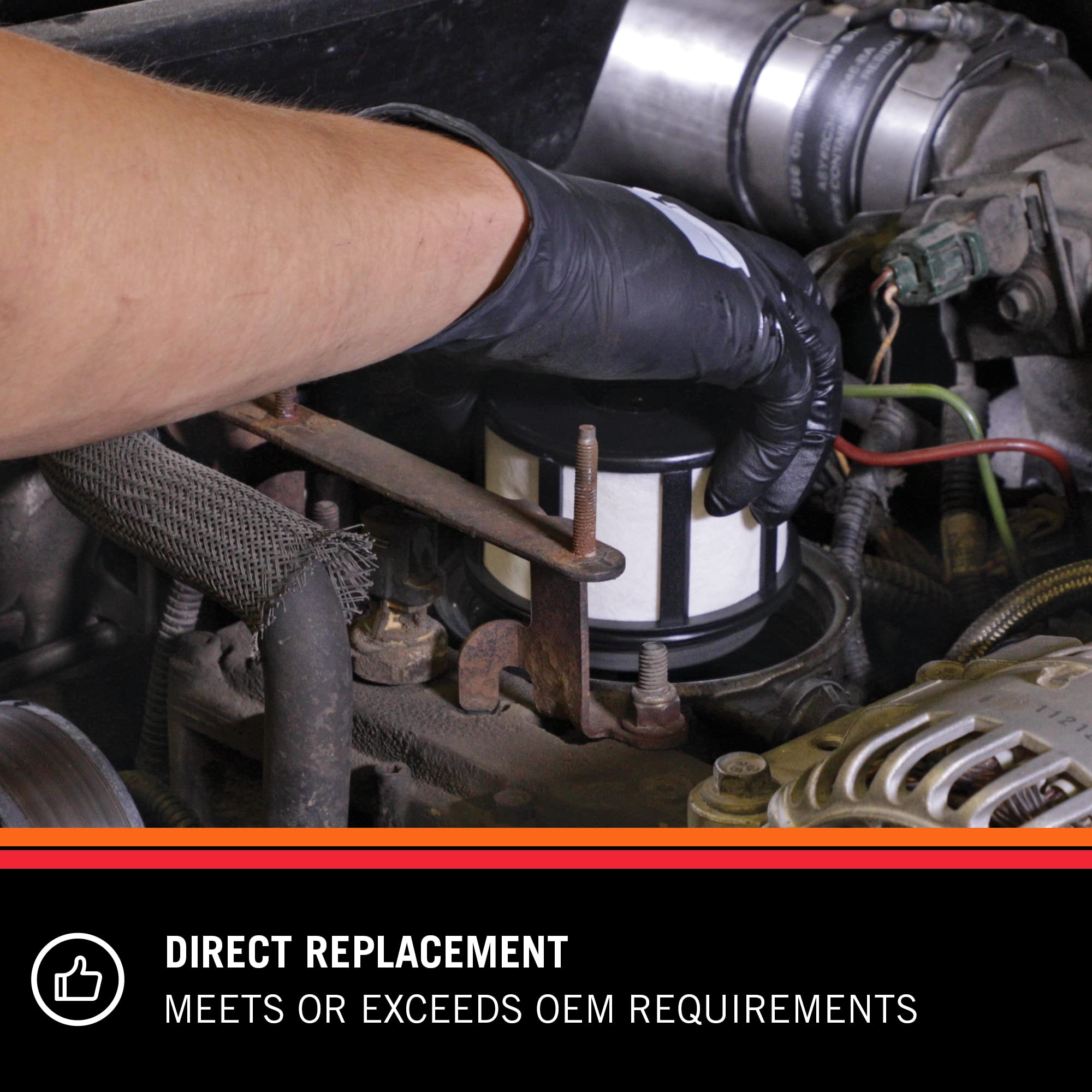 Compatibility label confirms Duramax 6.6L usage and specs.