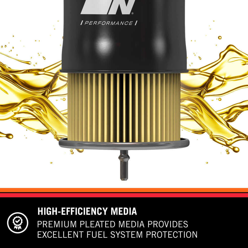 K&N PF-2200 top view emphasizes high-efficiency filtration media.