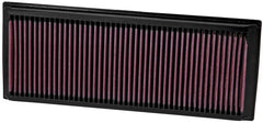 K&N filter installation into factory air box demonstrates quick, tool-free upgrading.