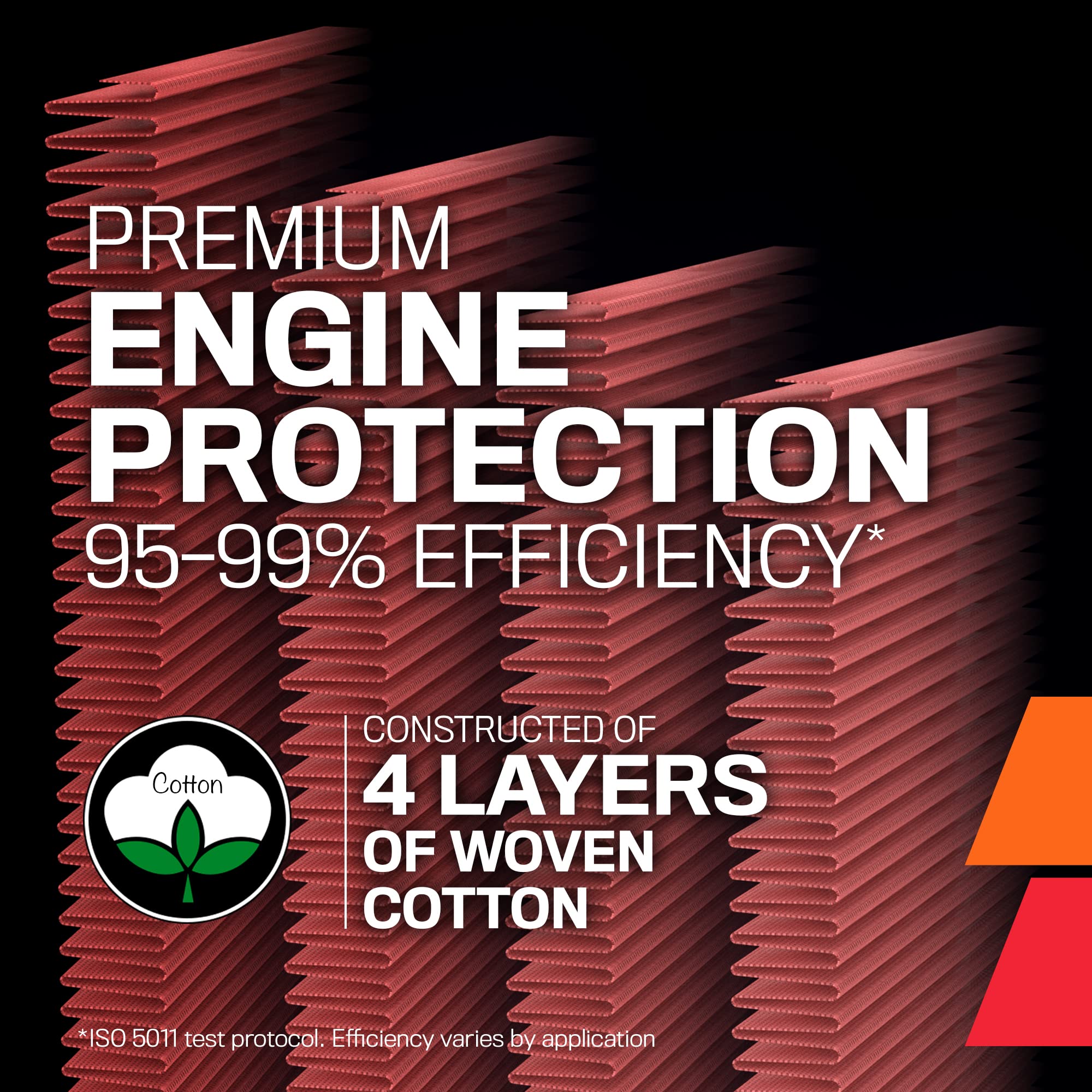 K&N air filter installed in Rolls-Royce Wraith, offers reliable filtration and longevity.