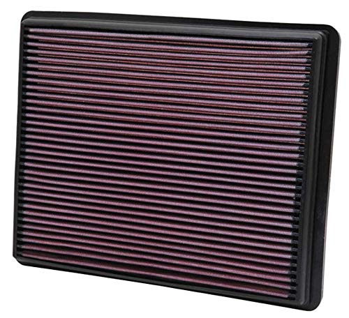 K&N filter media close-up shows multi-layer cotton filtration