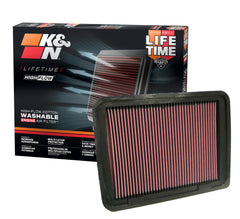 K&N High-Flow Original Tacoma air filter enhances airflow for throttle response.