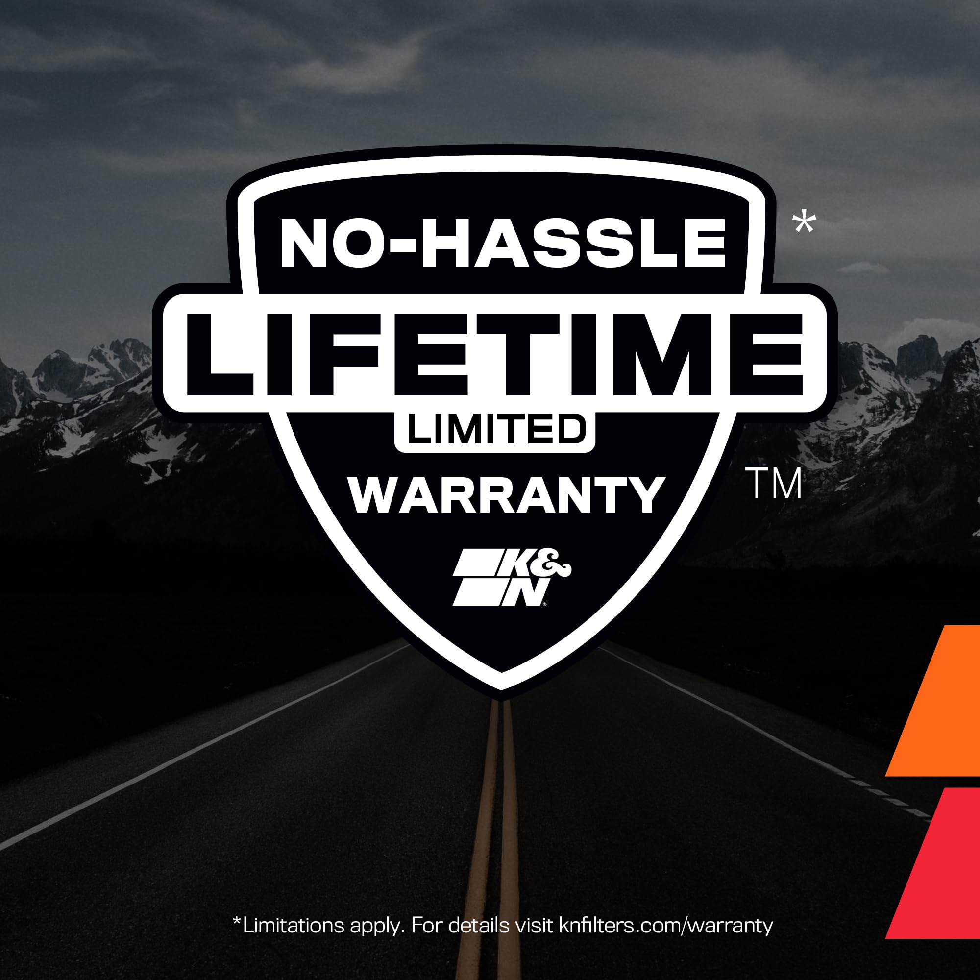 K&N filter media with potential horsepower and acceleration benefits