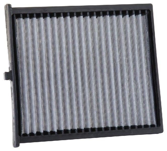 Washable design of K&N cabin filter ready for reuse after washing