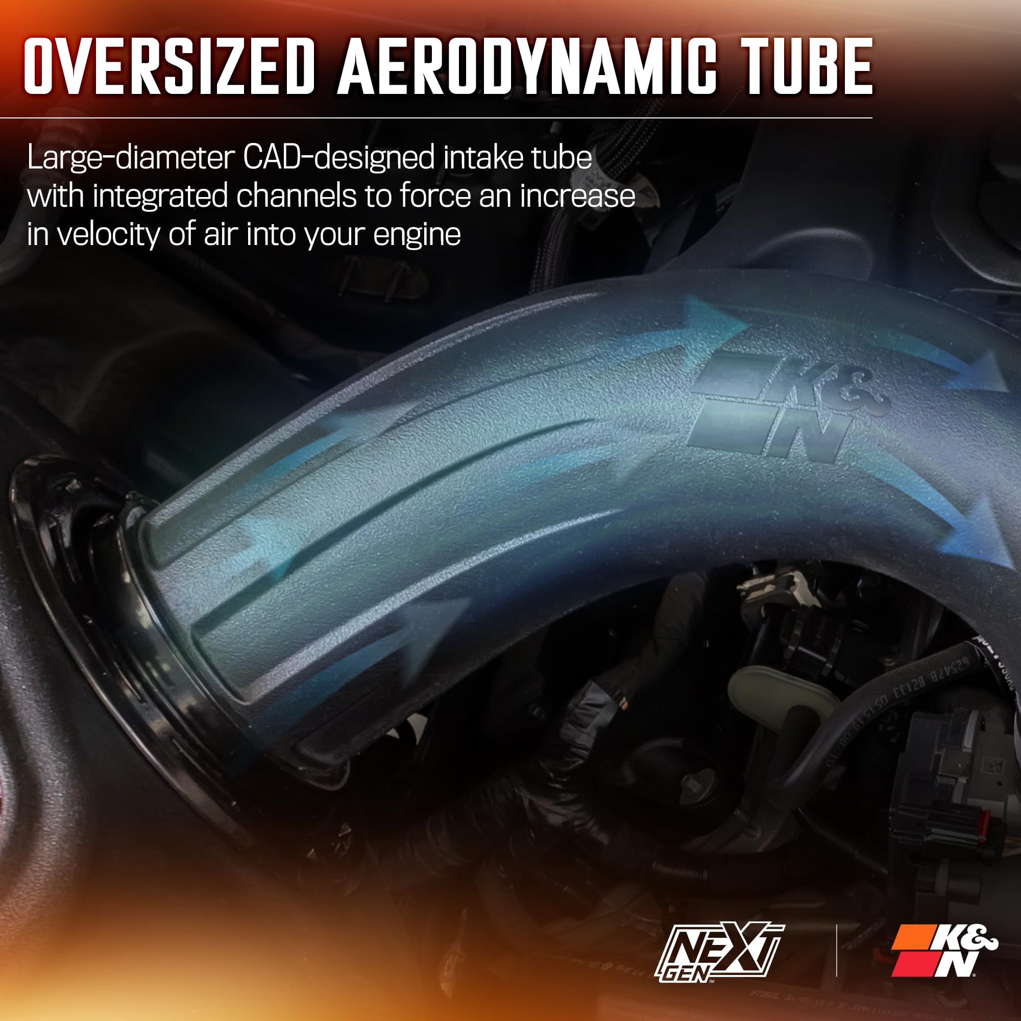 K&N NextGen dyno-performance graph excerpt for RAM 1500 horsepower gains