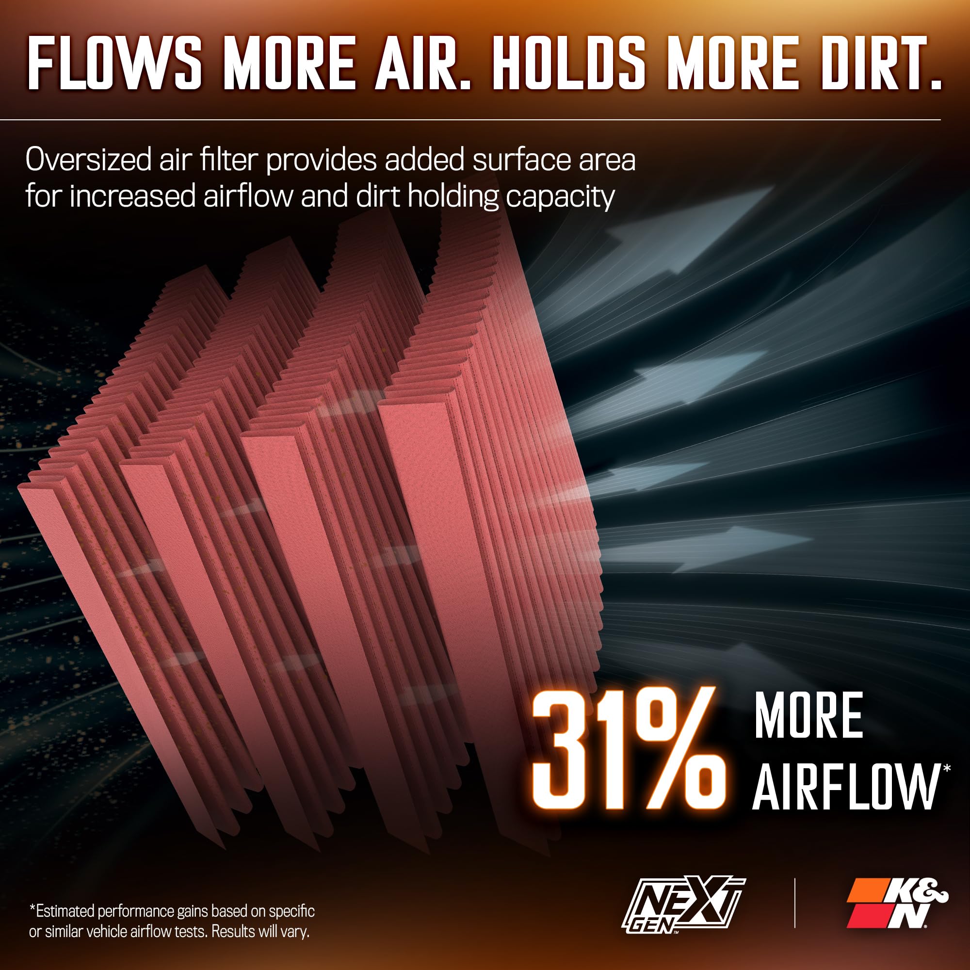 K&N intake-tube CAD-design shows precision engineering for performance.