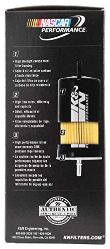 K&N PF-2100 large capacity filter reduces maintenance intervals.