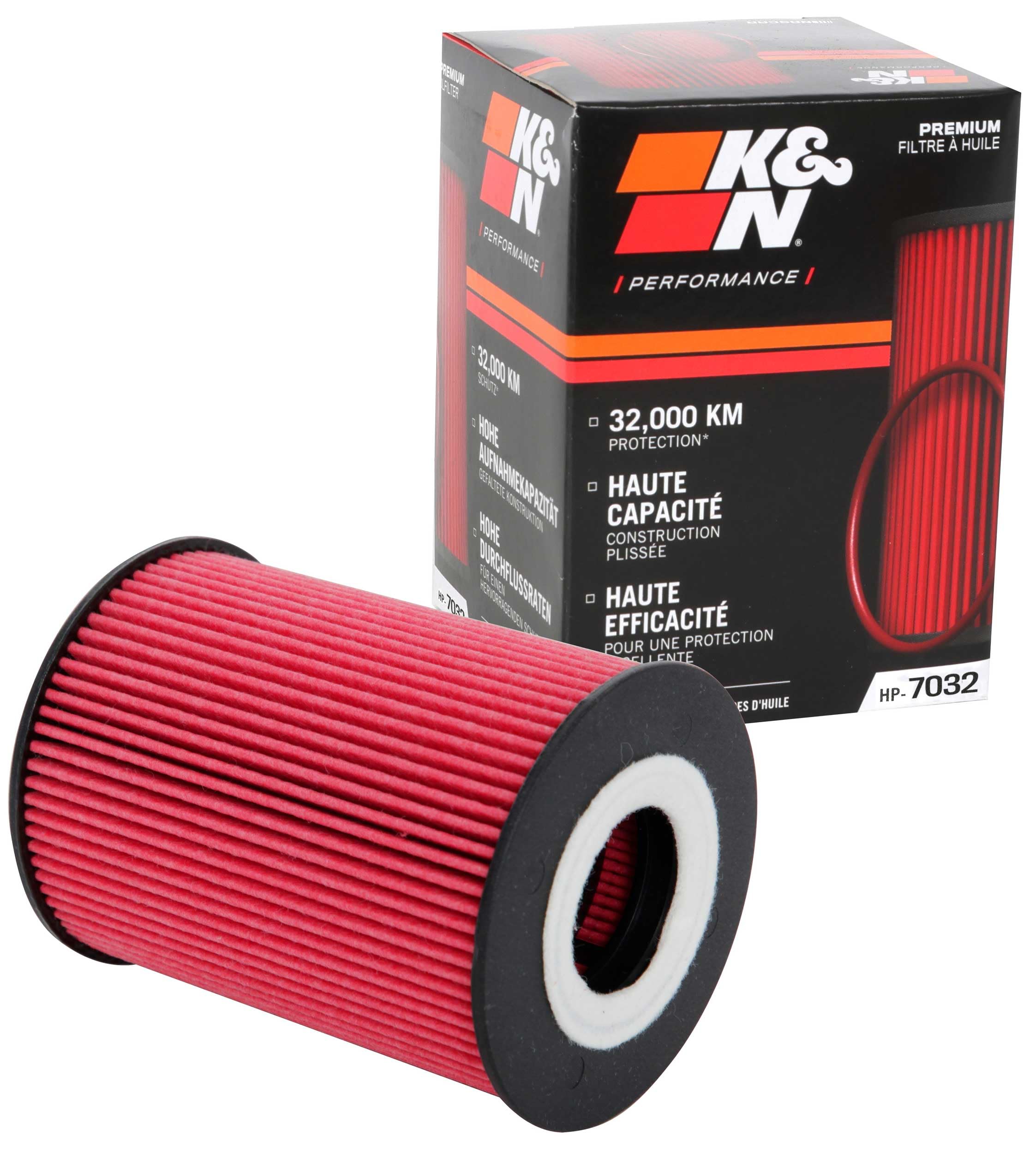 K&N HP-7032 exterior image showing a durable filter housing.