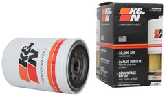 K&N Premium Oil Filter with wrench-off nut for quick changes and clean removal