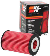 K&N premium oil filter canister demonstrates rugged durability for long engine protection