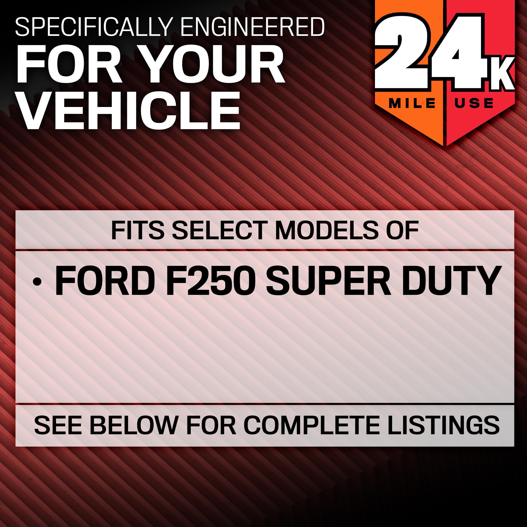K&N KNF-0644 durable construction for rugged truck use.