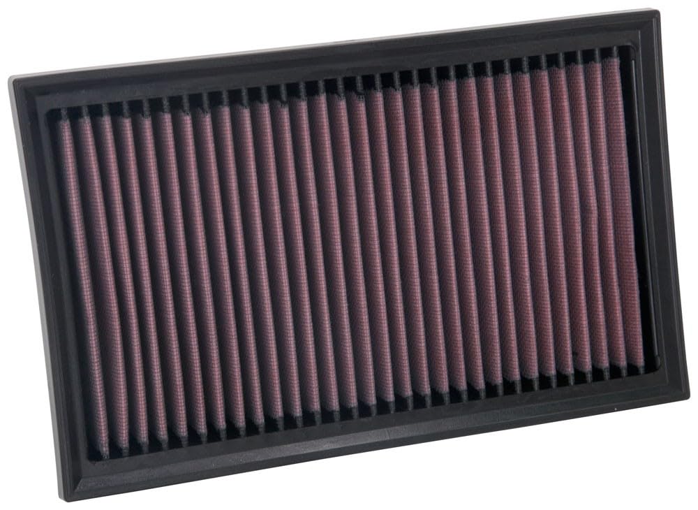 Installation step shows quick drop-in fit into the factory air box.