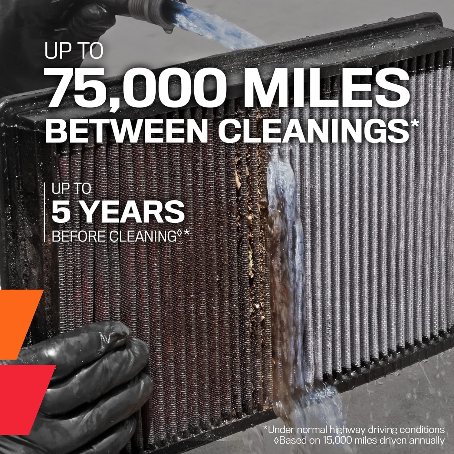 K&N filter proudly made in the USA for trusted quality