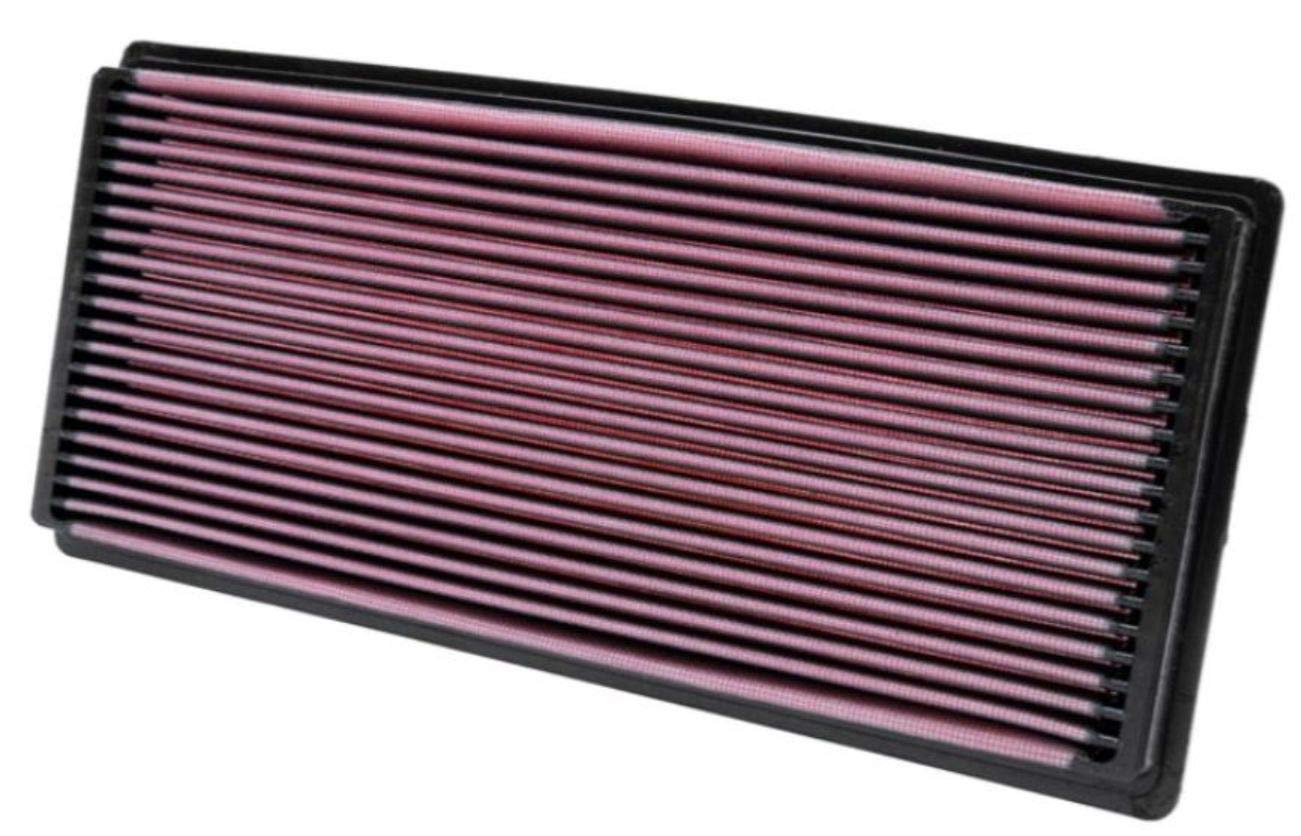 K&N high-flow original lifetime filter fits the factory air box for an easy upgrade.
