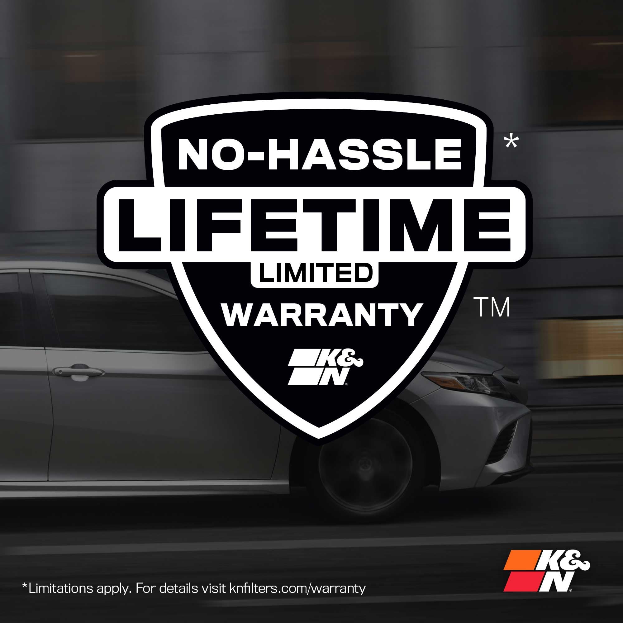 K&N Lifetime Cabin Air Filter filtration mesh captures dust for fresher air