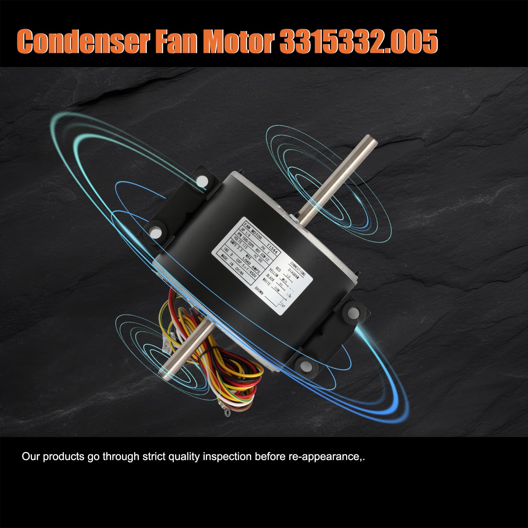 Knocokie 3315332-005 3-speed control visual: customizable cooling options