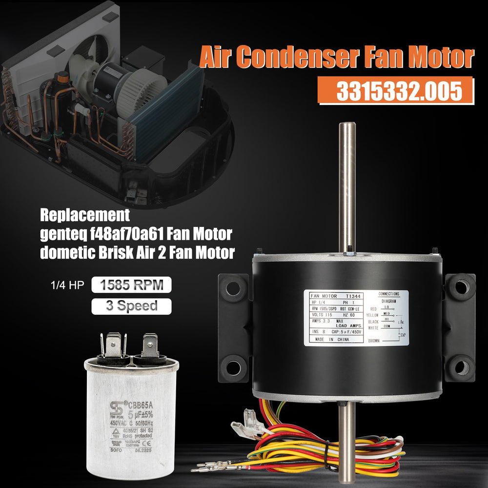 Knocokie Brisk Air II fan motor visual: reliable cooling in rugged environments