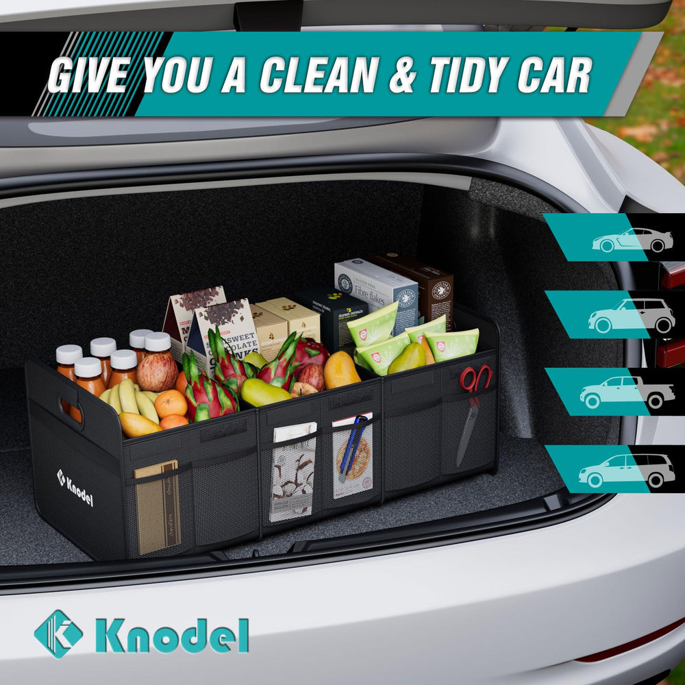 K KNODEL mesh pockets organize small items for quick access.