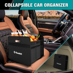 K KNODEL non-slip bottom keeps organizer in place during stops.