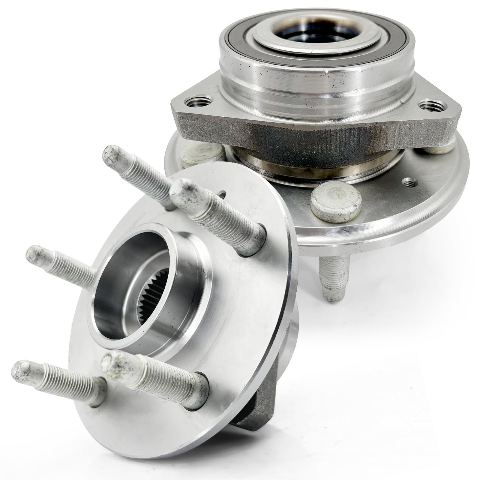 KNOLET 513282 front-left hub assembly enhances steering feel for compatible Cadillac and Camaro models.