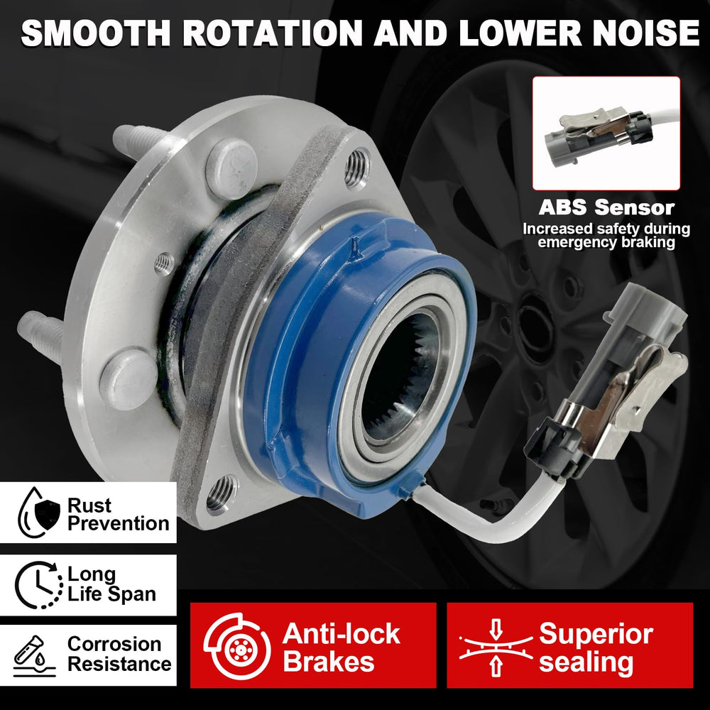 KNOLET ABS sensor included for accurate wheel speed data.