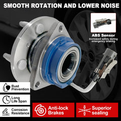KNOLET ABS sensor included for accurate wheel speed data.