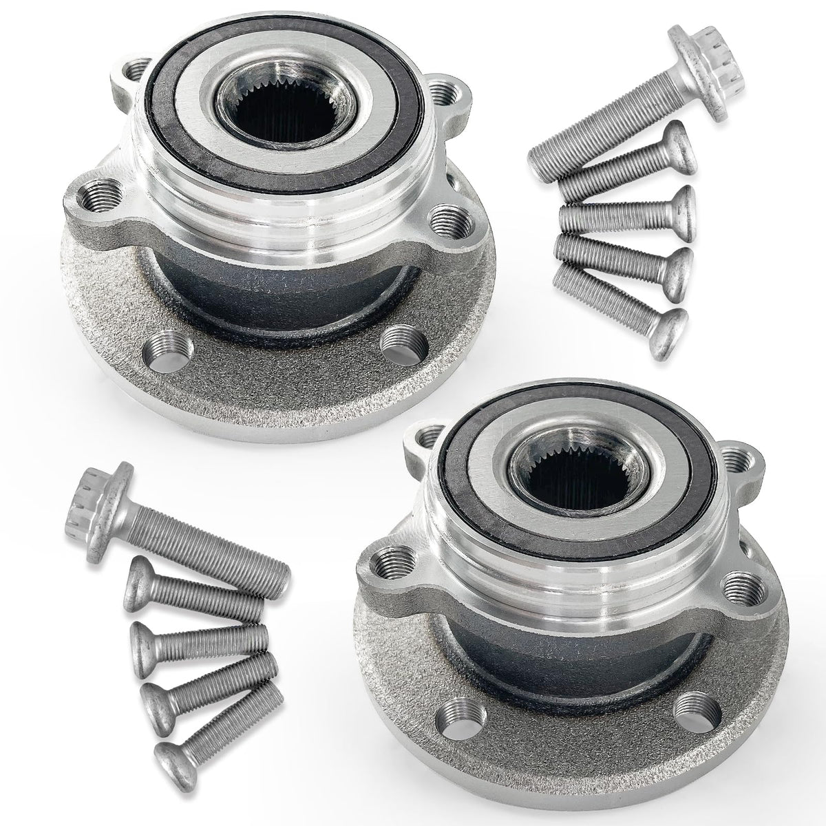 KNOLET front wheel bearing assembly for Audi A3, smooth rotation and reduced noise.