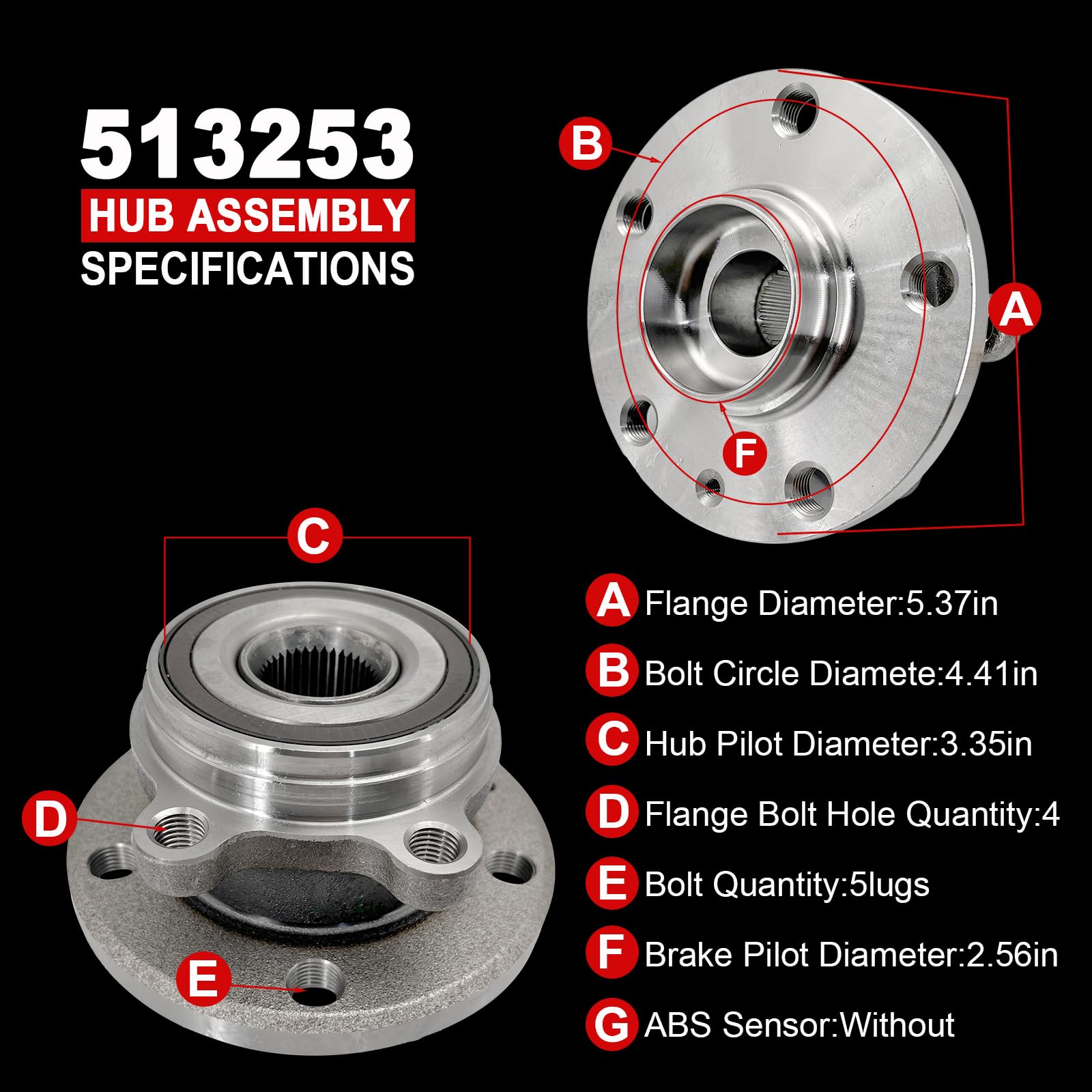 KNOLET front wheel bearing assembly for Audi TT, minimizes vibrations for a smoother drive.