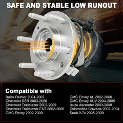KNOLET front wheel bearing assembly front view for precise fit