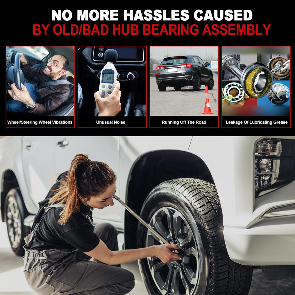 KNOLET 512388 anti-corrosion coating extends hub lifespan.