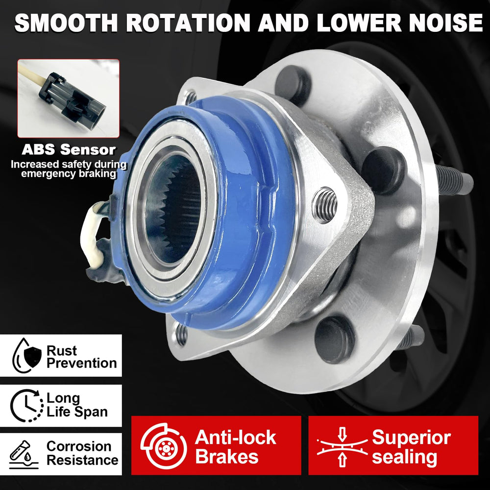 KNOLET wheel hub assembly with ABS sensor supports smooth ride