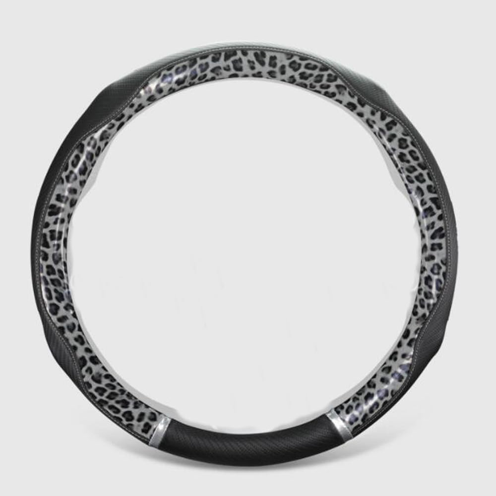 Knonip universal 15-inch steering wheel cover, easy install and snug fit
