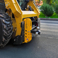 Knox Industrial HitchLok side view demonstrates versatile mounting on equipment.