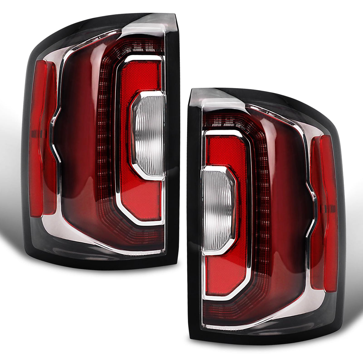 KNSPEC LED tail light for GMC Sierra 1500 right rear with enhanced visibility
