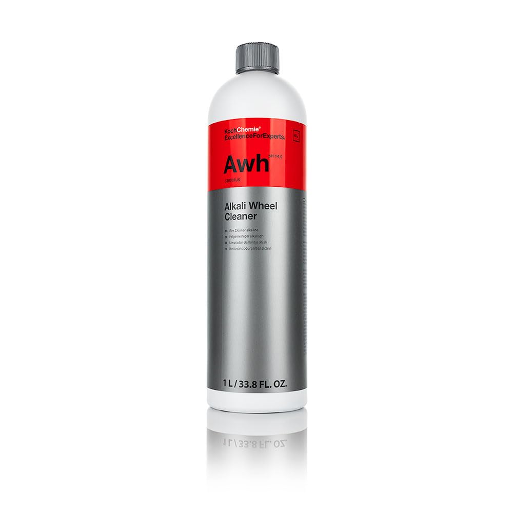 Koch-Chemie Alkali Wheel Cleaner dilution guide for efficient wheel cleaning